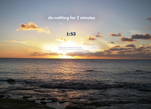 Too much stress? You need a 2 minute vacation!