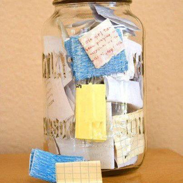 Gratitude… in a jar!